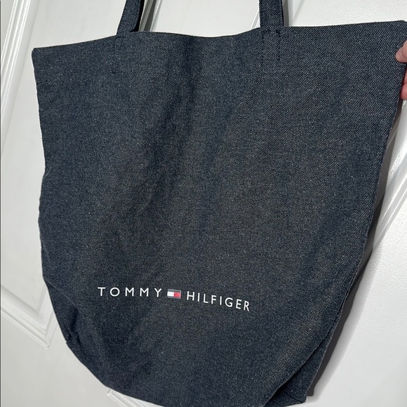 Tommy Hilfiger Navy Market Tote Bag NWOT - Picture 1 of 9